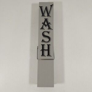 Large Clothes Wash Pins Home Decor Hanger Wall Mount Farmhouse Rustic Charm Gray